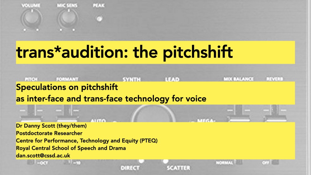 trans*audition: the pitchshift